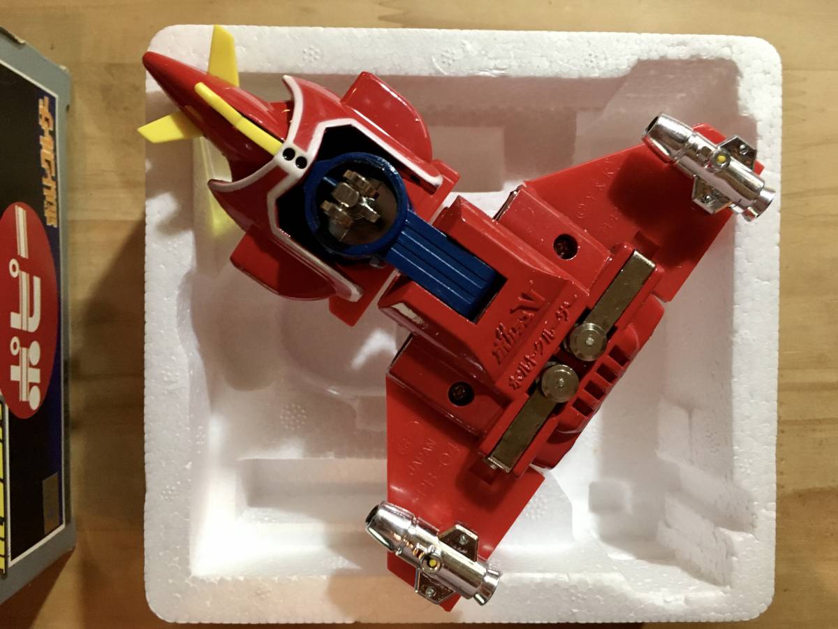 po pini ka( Showa era ) Choudenji Machine Voltes V bolt Cruiser ( stock goods 2 times eyes. verification breaking the seal ) Showa era poppy 