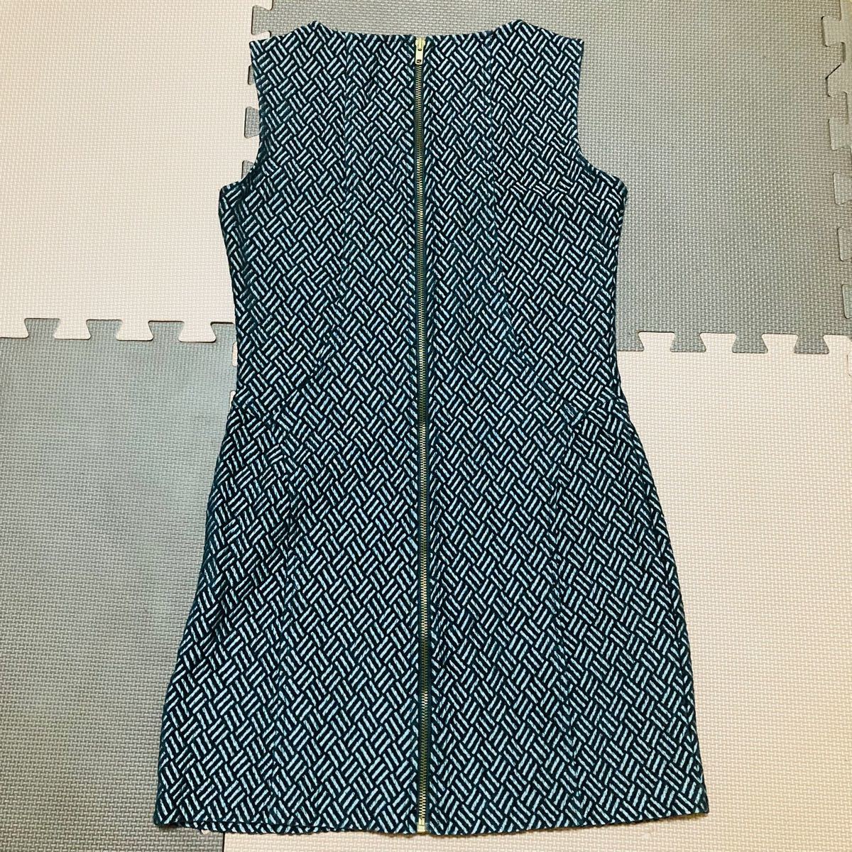 (美品)後ろファスナーワンピース