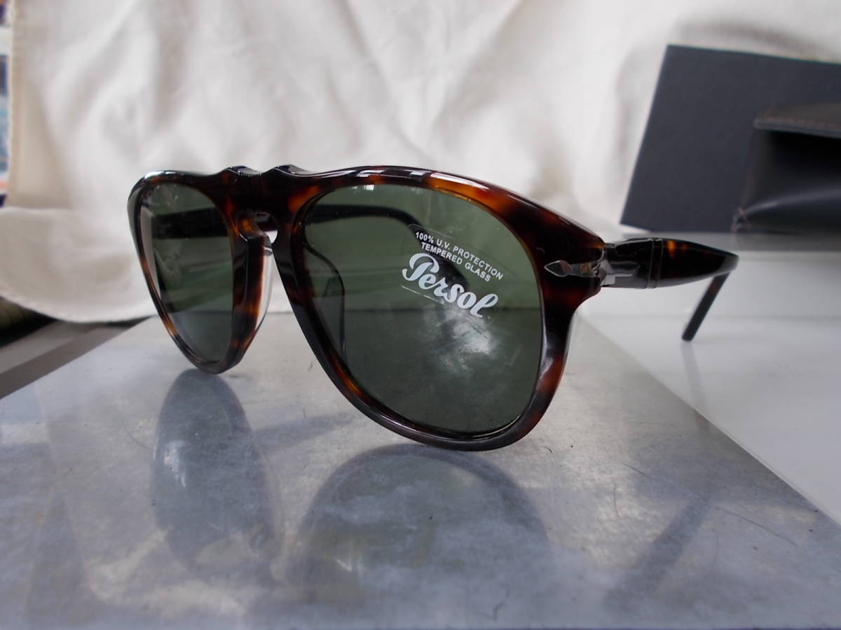 peru sole Persol Teardrop sunglasses PO649-A-24/31-54size stylish 