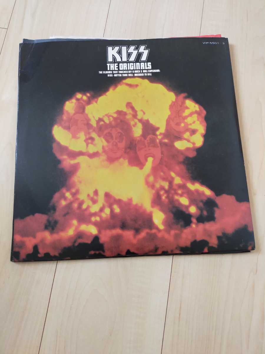 Kiss THE ORIGINALS　LP盤レコード　歌詞カード　パンフレット付き　アルバム　3枚セット　キッス　ロック　オリジナル_画像1