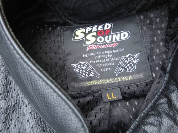 speed of sound 革ツナギ　つなぎ　LLサイズ