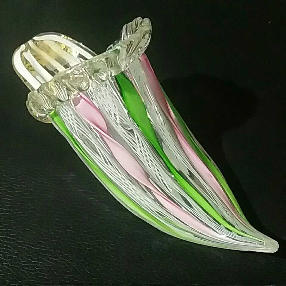 MURANO】ITALY☆ムラノ レース リボン ハイヒール パンプス オブジェ