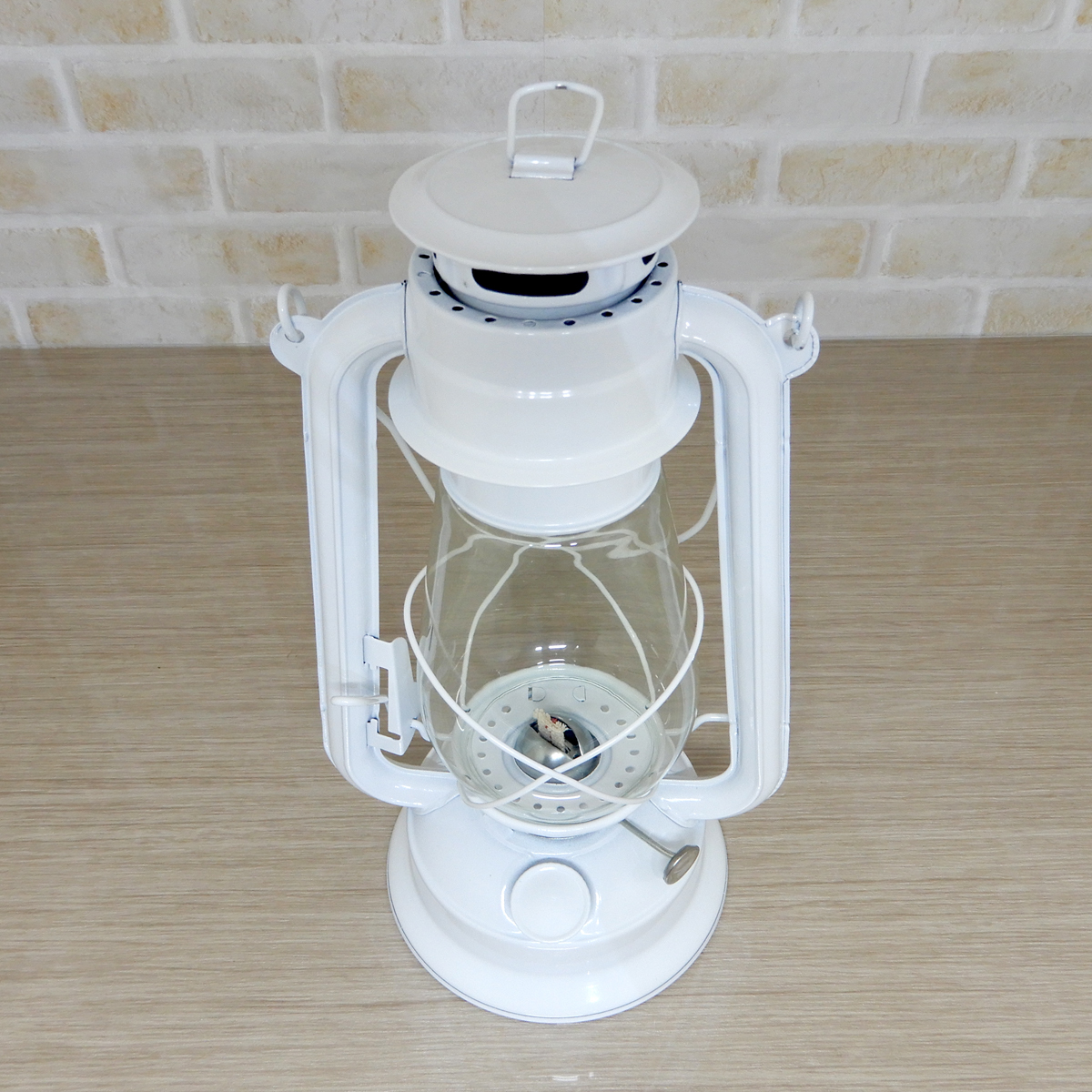 替芯2本付【送料無料】 新品 Hurricane Oil Lantern - White 12 【日本未発売】◇ハリケーンランタン ホワイト 白 ジュニア Junior Dietz