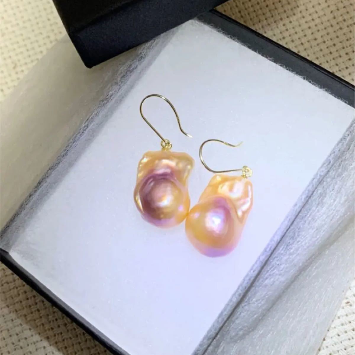 バロックパール バイカラーピアス | smsgolubovci.me