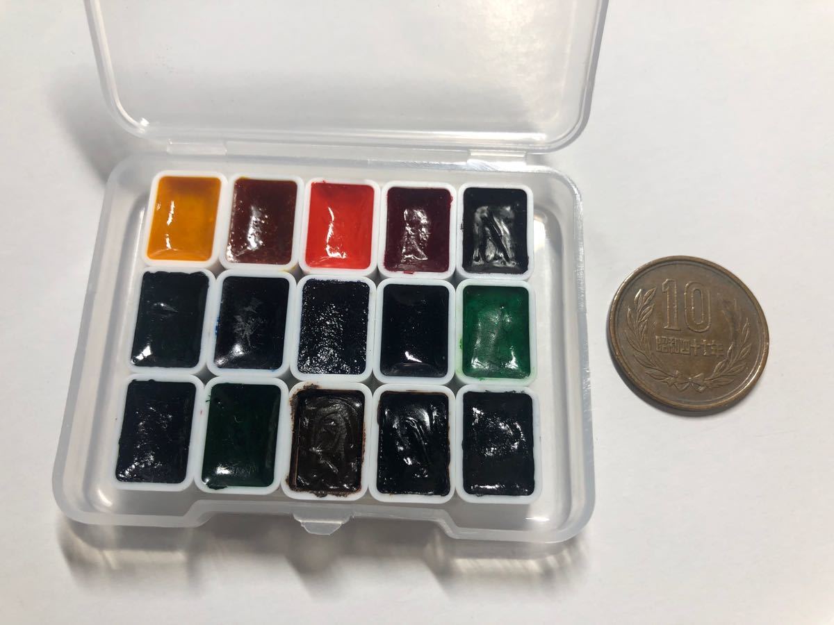 supervision スーパービジョン水彩絵の具 15色動植物色 小分け supervision スーパービジョン水彩絵の具 15色動植物色 小分け