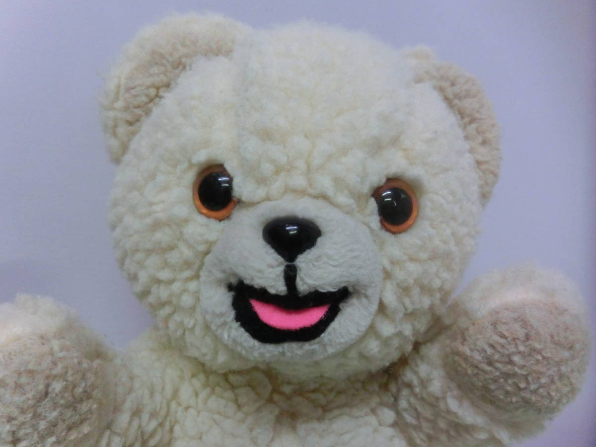  Fafa snagru Bear * Vintage soft toy doll 25cm teddy bear .. Showa Retro *stuffed Plush FaFa Snuggle Bear VINTAGE