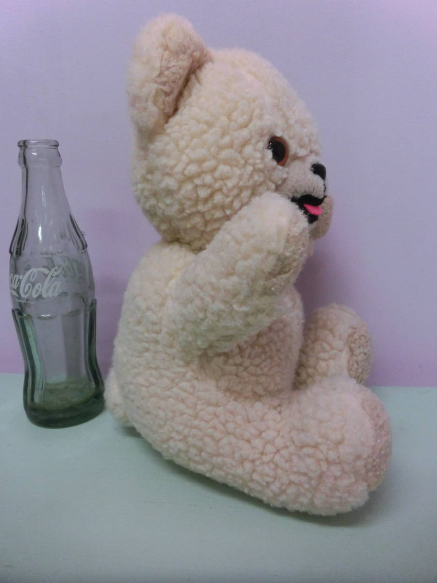  Fafa snagru Bear * Vintage soft toy doll 25cm teddy bear .. Showa Retro *stuffed Plush FaFa Snuggle Bear VINTAGE