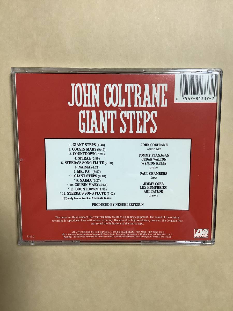送料無料 ジョン コルトレーン「GIANT STEPS」輸入盤