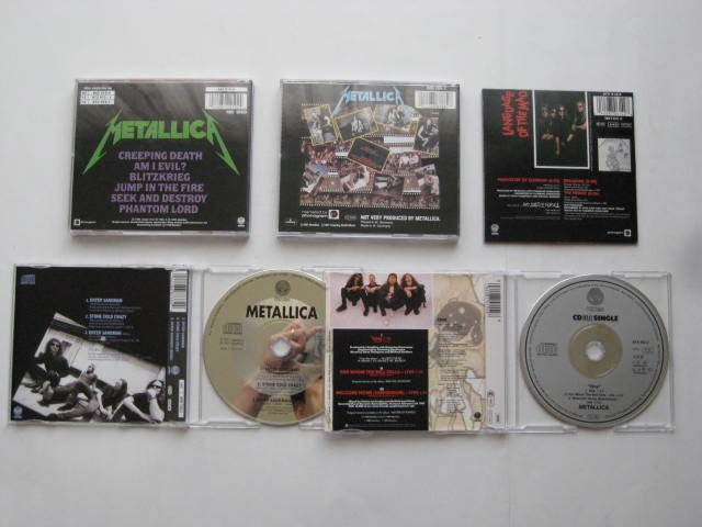 【★★★世界限定4000枚★★★】METALLICAシングル5枚ボックス・セット(80sUSスラッシュ)ネックレス・パッチ２枚・ステッカー３枚付きの画像8