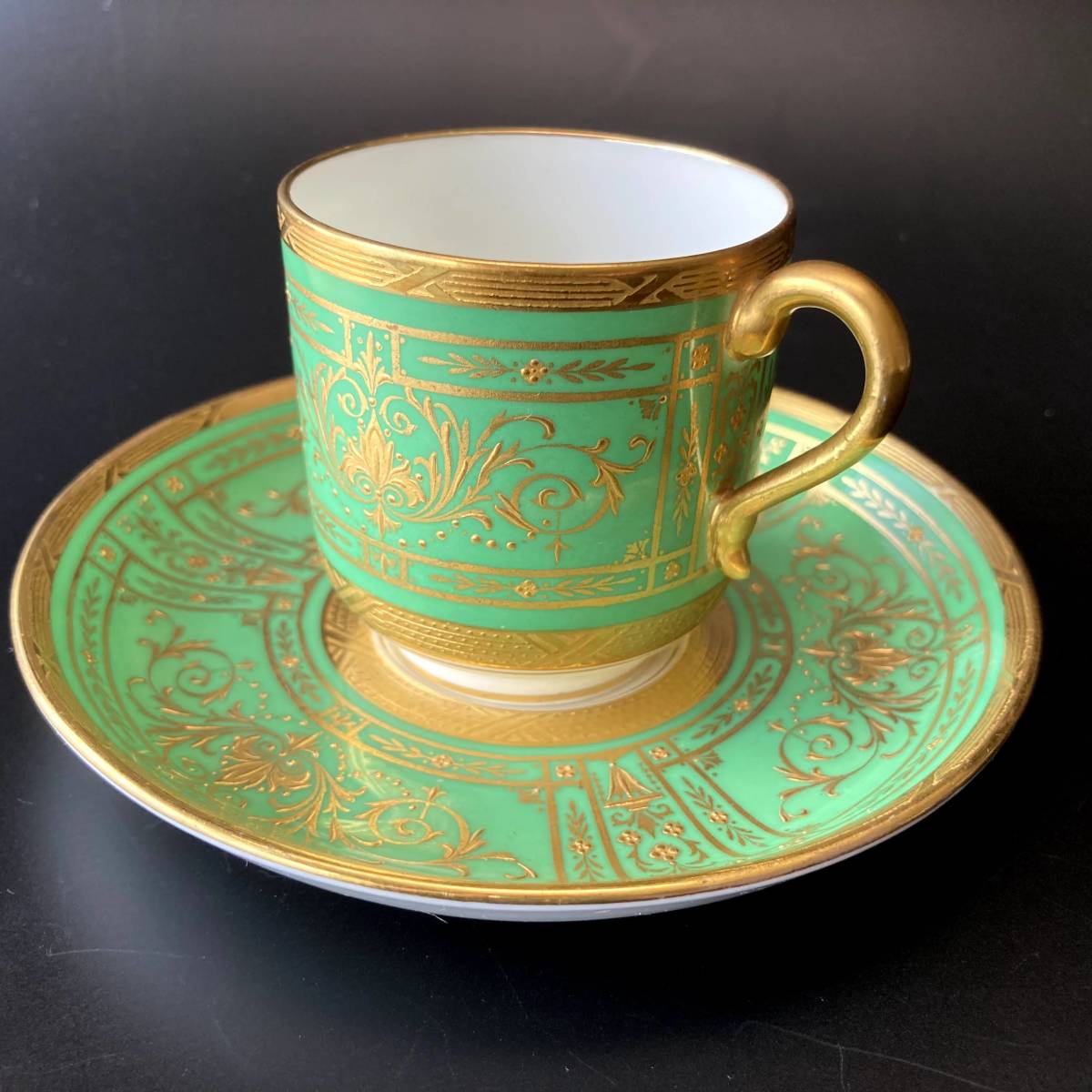 特注品 ミントン コラモア MINTON カップソーサー アシッドゴールド-