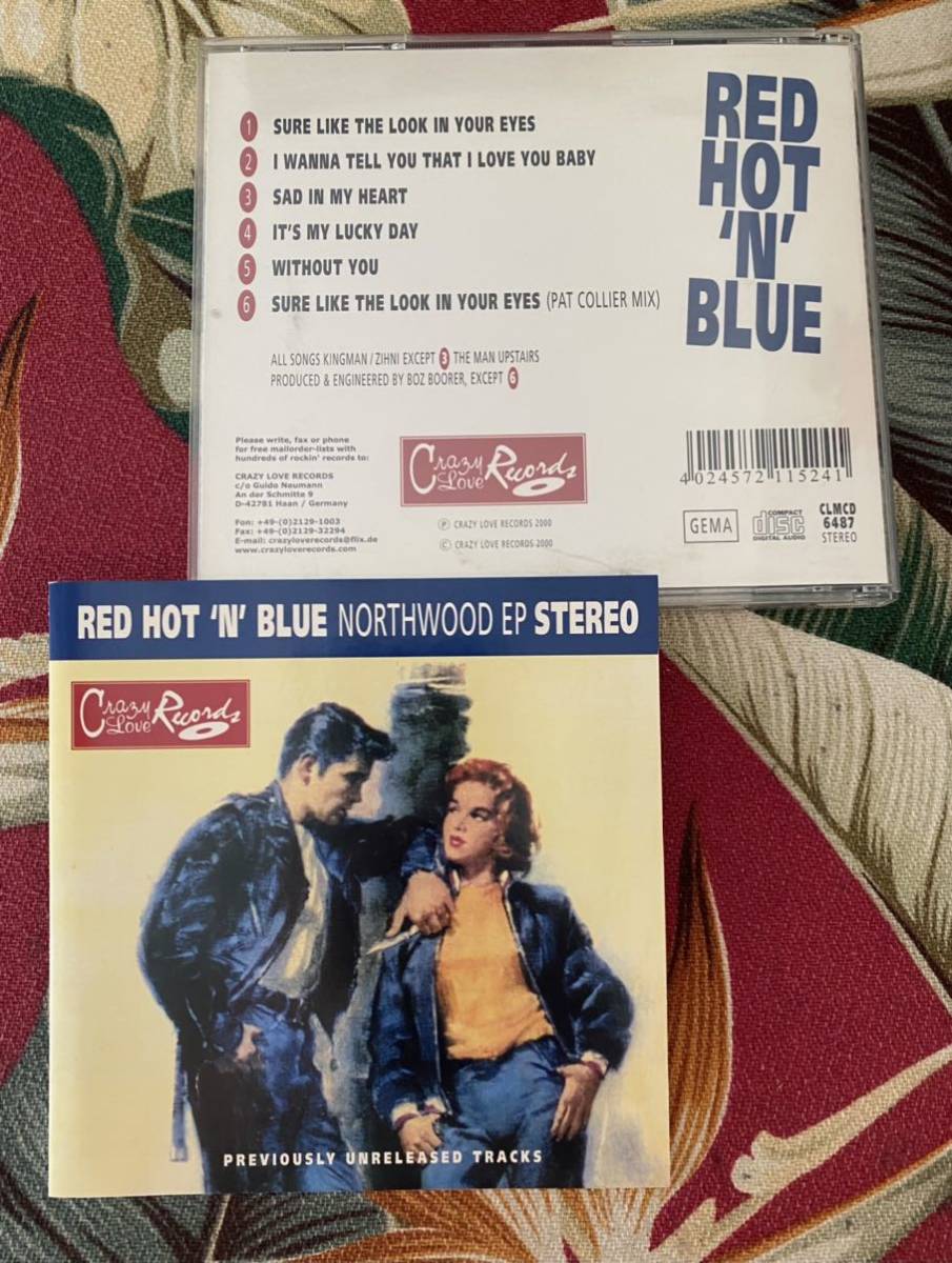 RED HOT 'N' BLUE CD NORTHWOOD EP レア音源 ロカビリー_画像1