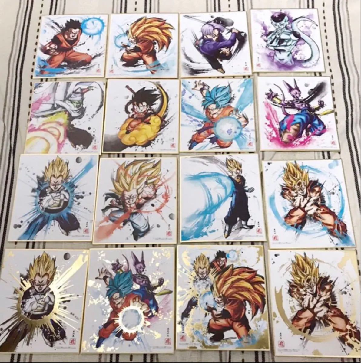 ドラゴンボール色紙ART ドラゴンボール超　孫悟空　ビルス　コンプリート ドラゴンボール色紙