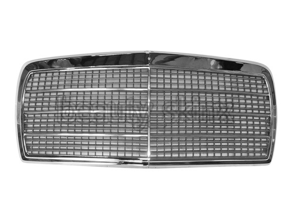  Benz W126 front radiator / radiator grill 1268800883 280SE 300SE 300SD 280SEL 420SEL 500SE 500SEL 560SEL unused with translation 
