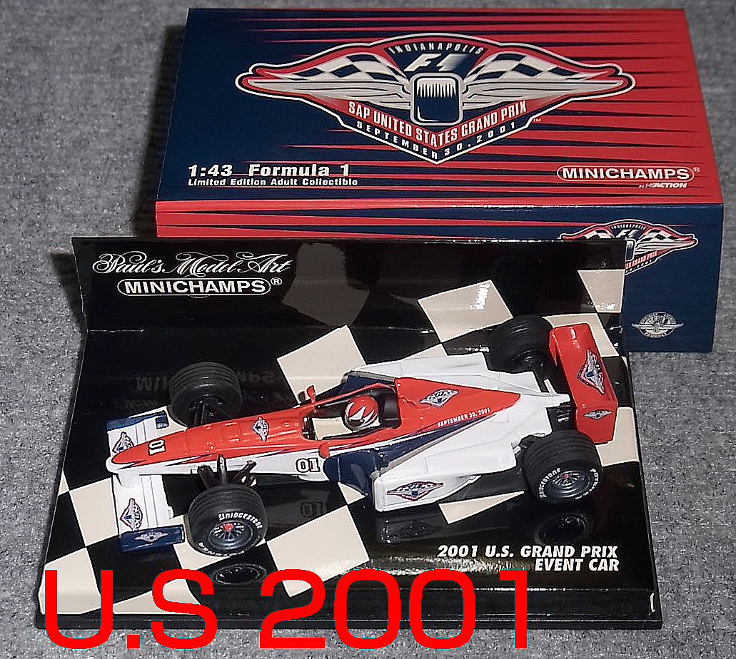 1/43 USA GP イベントカー 2001 インディアナポリス U.S. Indianapolis EVENT CAR IMS