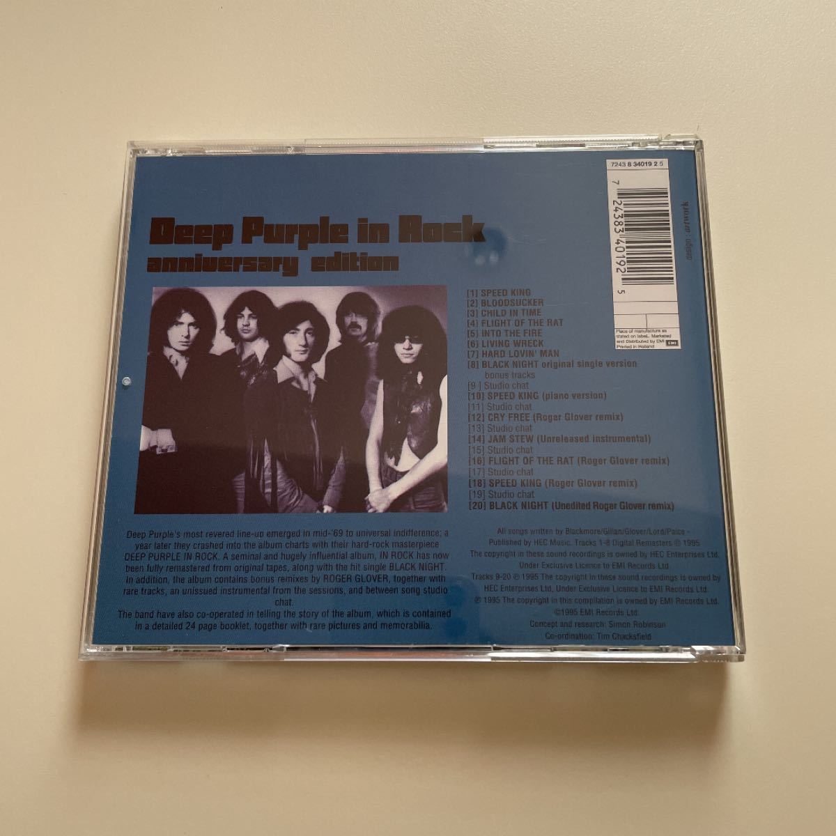 【美品】Deep Purple/In Rock 25th Anniversary
