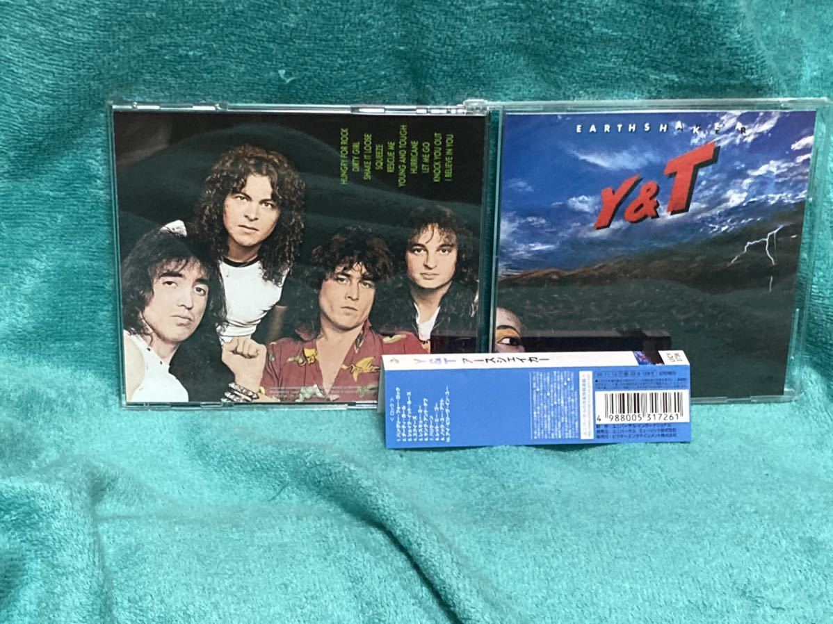 Y&T/EARTHSHAKER 中古 国内盤 新品同様 アースシェイカー Remaster リマスター_画像1