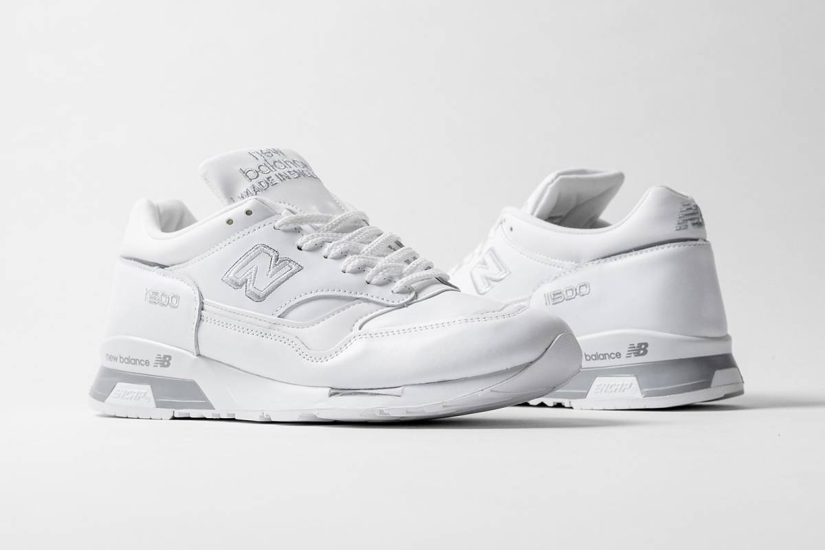オールレザー New Balance M1500WHI UK製 US9.5 27.5cm 新品 ホワイト