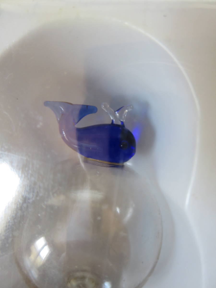 松野ホビー フローティング 手仕事 ガラスの浮玉 イルカ クジラ 2セット 鉢皿 気泡入り 花器 涼インテリア 新品未使用 最大85%OFFクーポン