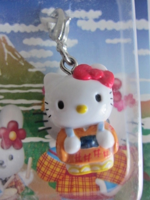 新品 ハローキティ 伊豆限定 ファスナーマスコット 日本限定 未使用 サンリオ Hello kitty 携帯ストラップ キティちゃん 限定 レア 得 特