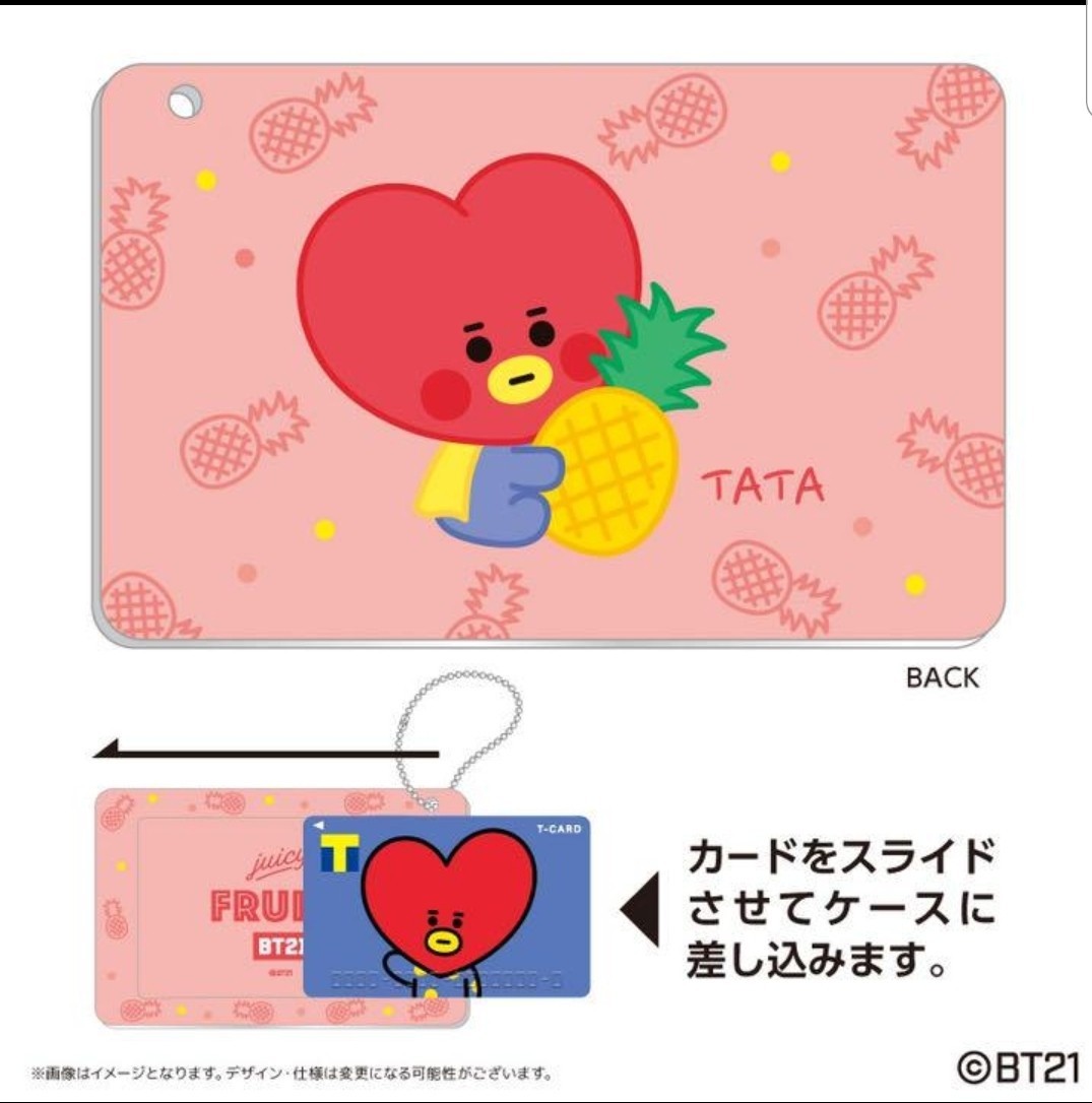 BTS BT21 スライド カードケース TSUTAYA T-FAN SITE 限定