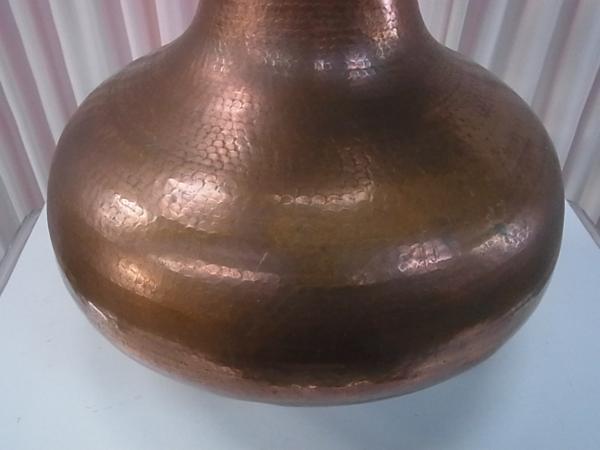 □□【即決】 銅製 特大つぼ 壺 花瓶 傘縦 使い道いろいろ □□【即決】 銅製 特大つぼ 壺 花瓶 傘縦 使い道いろいろ