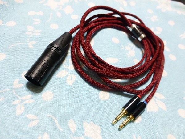 DENON AH-D9200 AH-D7200 FOCAL ELEAR STELLIA 8N-ofc. core Blade knitting XLR connector 4 pin 190cm length .(T1 2nd MDR-Z7 custom possible )