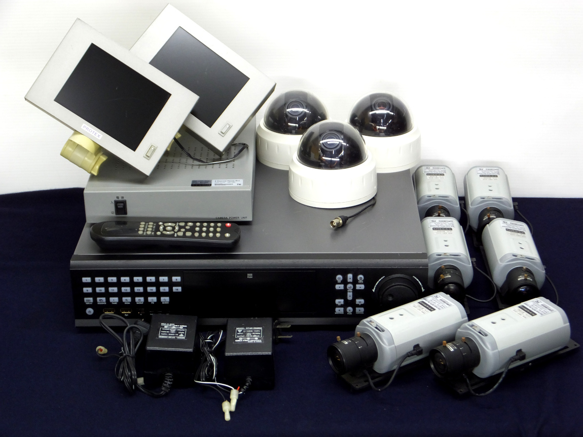 上等な KBT-24C KBT-24E ケービデバイス 防犯カメラ9台、液晶モニター2台 KBT-09A CR-560 SHR-416A 防犯カメラ 上等な KBT-24C KBT-24E ケービデバイス 防犯カメラ9台、液晶モニター2台 KBT-09A CR-560 SHR-416A 防犯カメラ