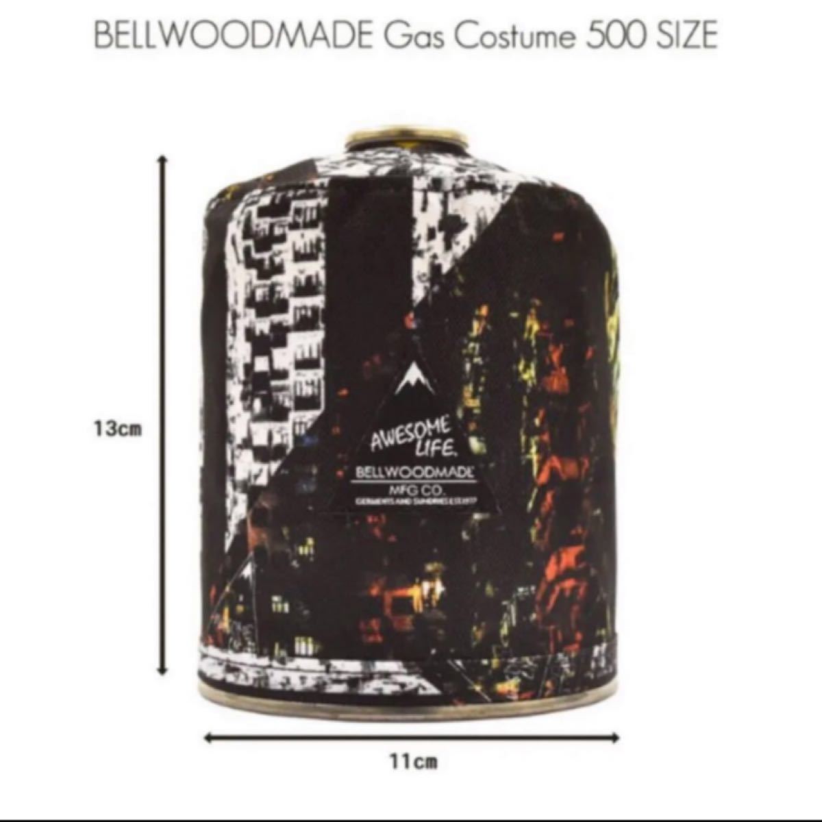BELLWOODMADE(ベルウッドメイド) ガス缶500 オリーブ2枚セット