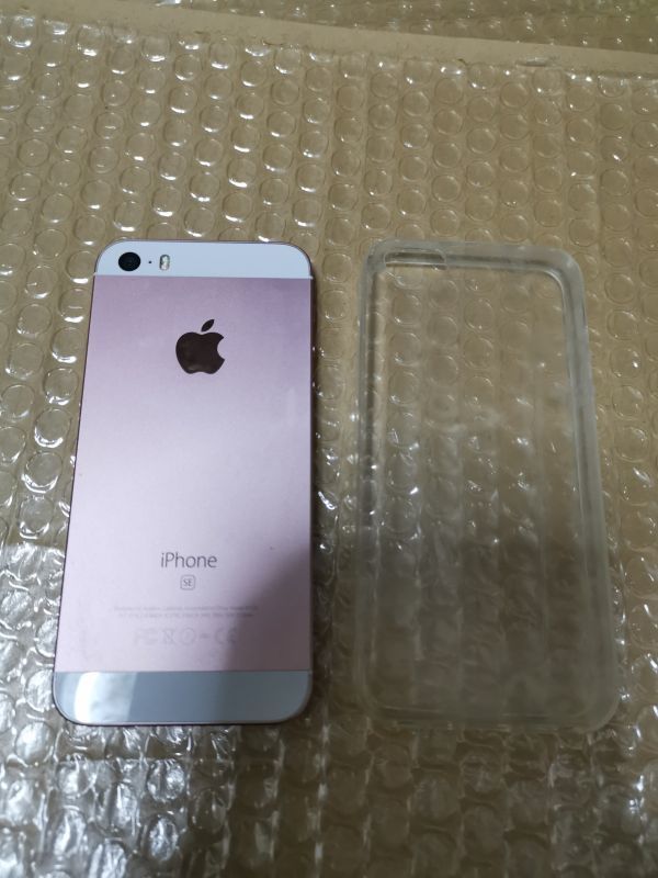 iphone SE ROSEGOLD 32gb case SET USED ２_画像2