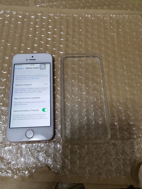 iphone SE ROSEGOLD 32gb case SET USED ２_画像3