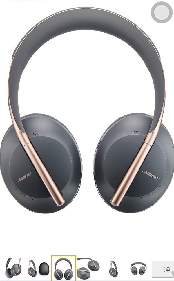 Bose Noise Cancelling Headphones 700 Wireless Noise Cancelling Headphones with Charging Case - Eclipse no2