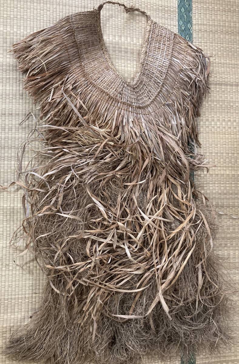 古民具 古民芸 藁細工 みの ばんどり とても丁寧な藁編み