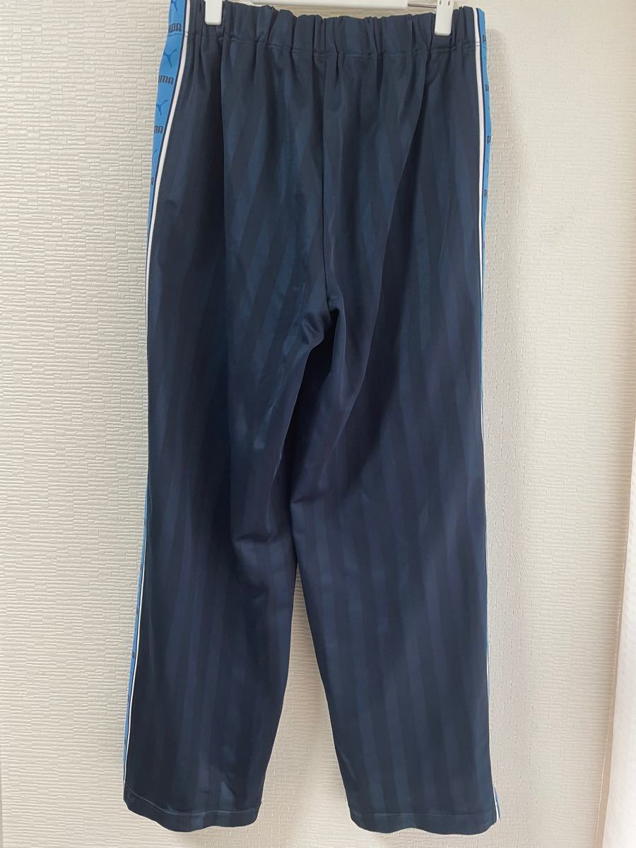 PUMA 】プーマ ジャージ 下 パンツ ネイビー×ブルー匿名配送 PUMA 】プーマ ジャージ 下 パンツ ネイビー×ブルー匿名配送