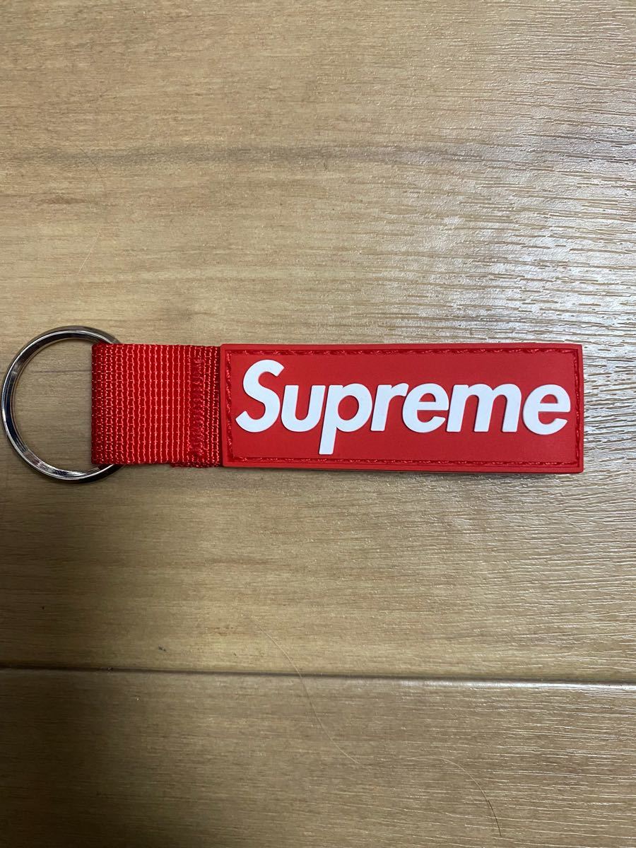 Supreme Webbing Keychain キーホルダー 赤 一点 n