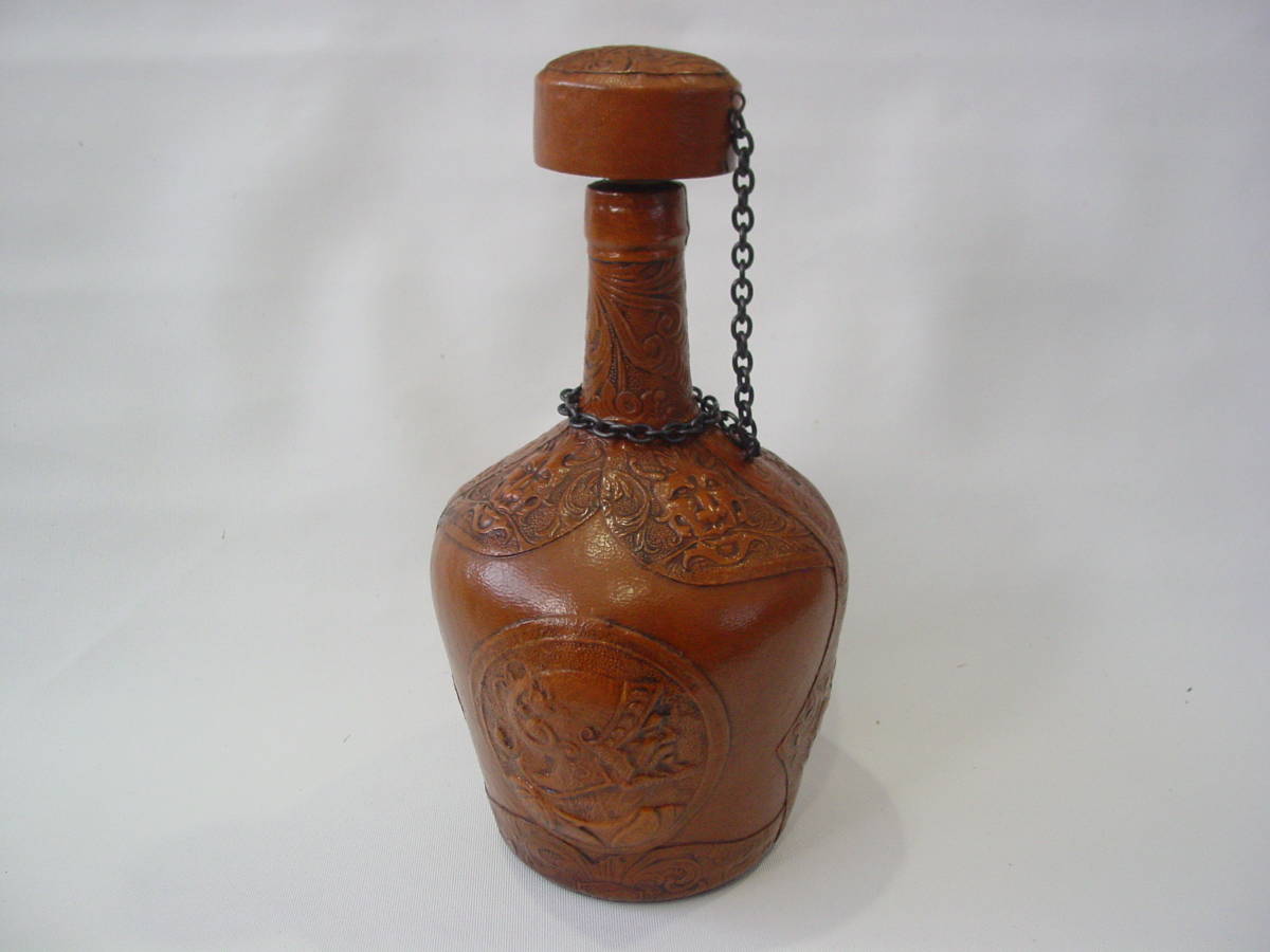 ヤフオク! - ☆レザー ウイスキーボトル 酒ボトル SPANISH LE...