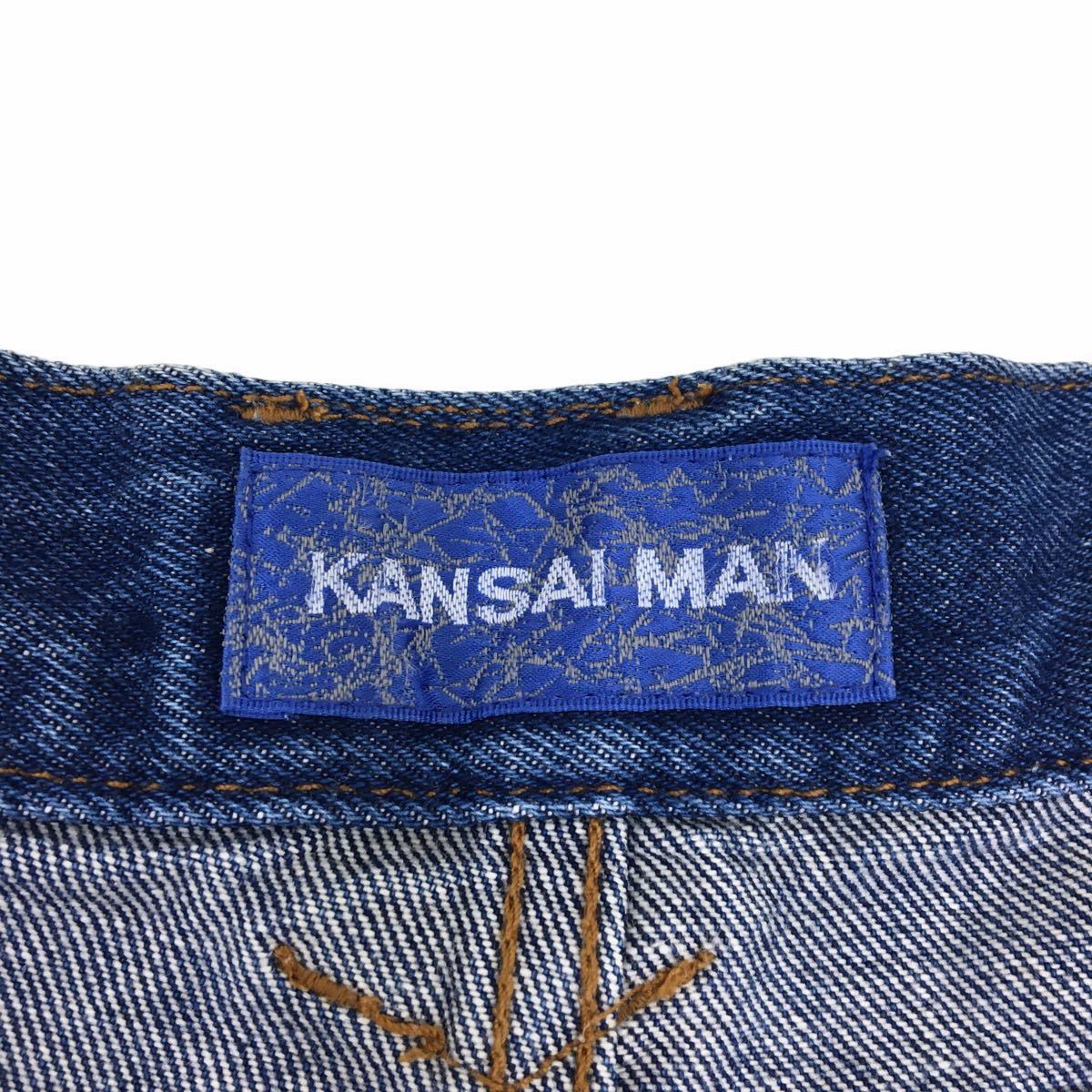 D185 KANSAI MAN カンサイマン 山本寛斎 メンズ デニムパンツ パンツ ズボン ボトムス ジーンズ Gパン ジーパン 刺繍 サイズ 76 正規品 D185 KANSAI MAN カンサイマン 山本寛斎 メンズ デニムパンツ パンツ ズボン ボトムス ジーンズ Gパン ジーパン 刺繍 サイズ 76 正規品