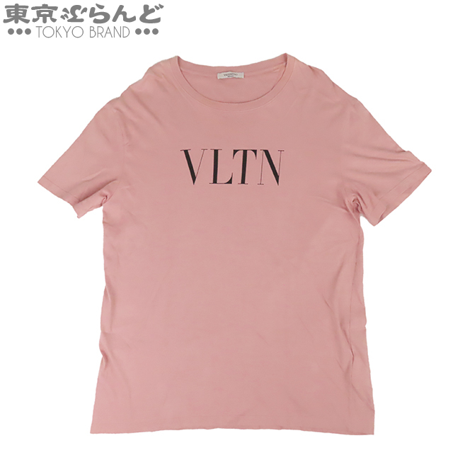 代引不可 ヴァレンチノ Valentino クルーネック Tシャツ メンズ ピンク ロゴ コットン L イタリア製 Rv3mg10v3le Vltn 定価から3０ オフ Www Halkidikinet Gr