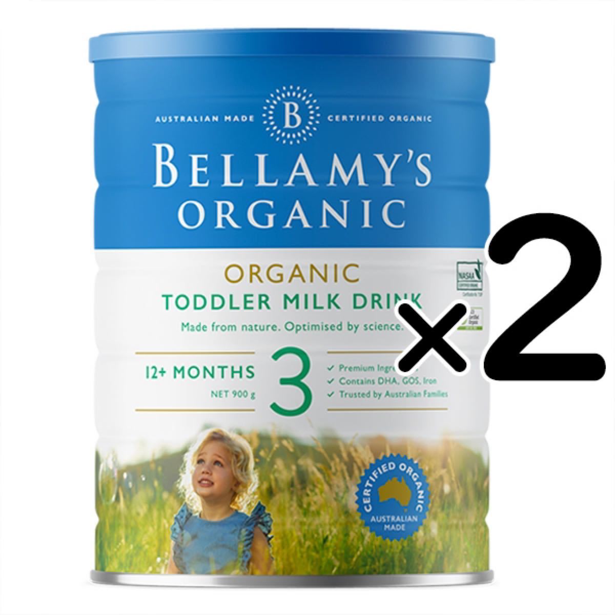 ベラミーズ オーガニック 粉ミルク ステップ3 ×2缶セット