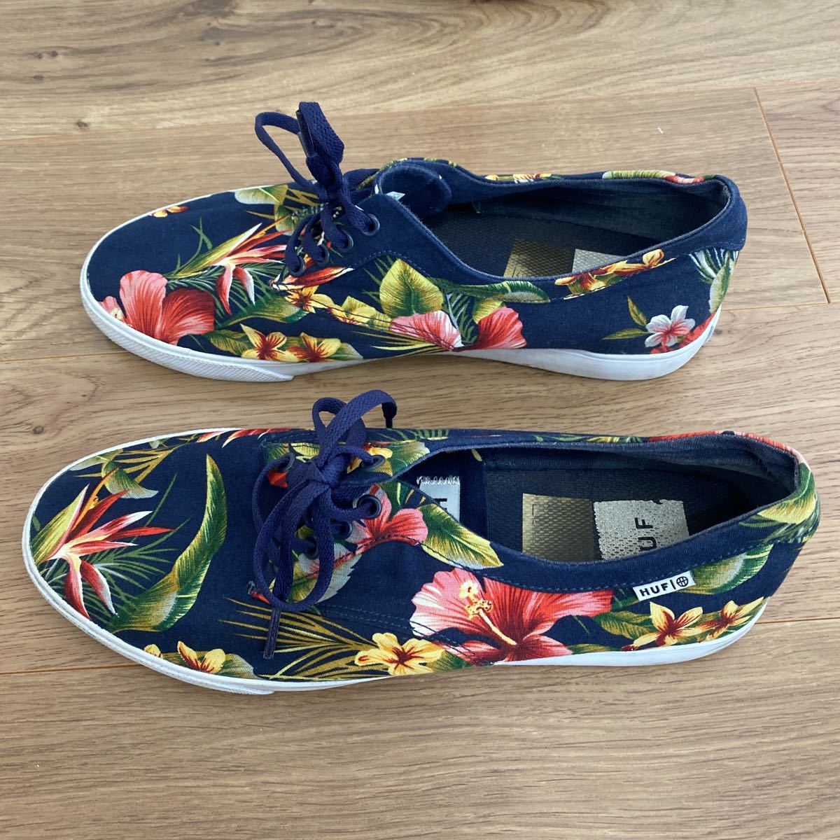 HUF SUTTER Aloha Floral スニーカー　US9.5 27.5cm_画像3