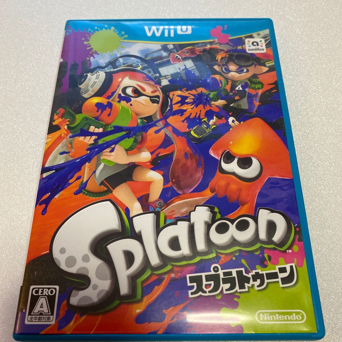 Paypayフリマ Wiiuスプラトゥーン ソフト Splatoon スプラトゥーン Wiiu説明書なし