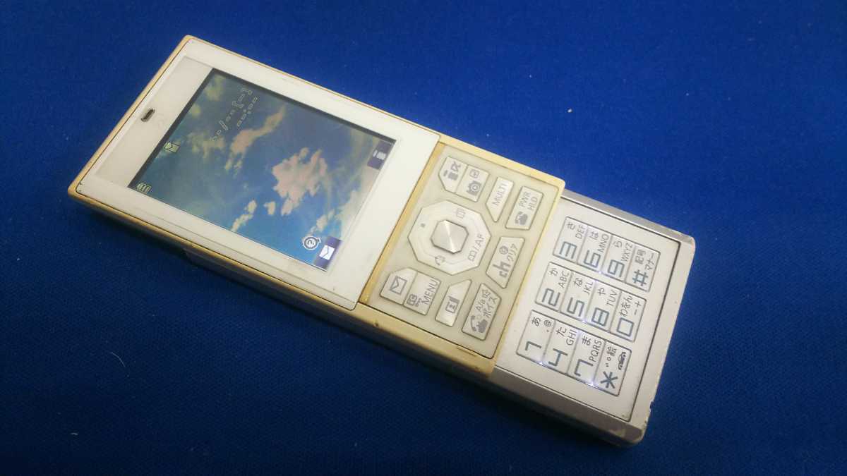 docomo FOMA P704i ＃DG2630 Panasonic ガラケー ケータイ 簡易動作確認＆簡易清掃＆初期化OK 判定○ 