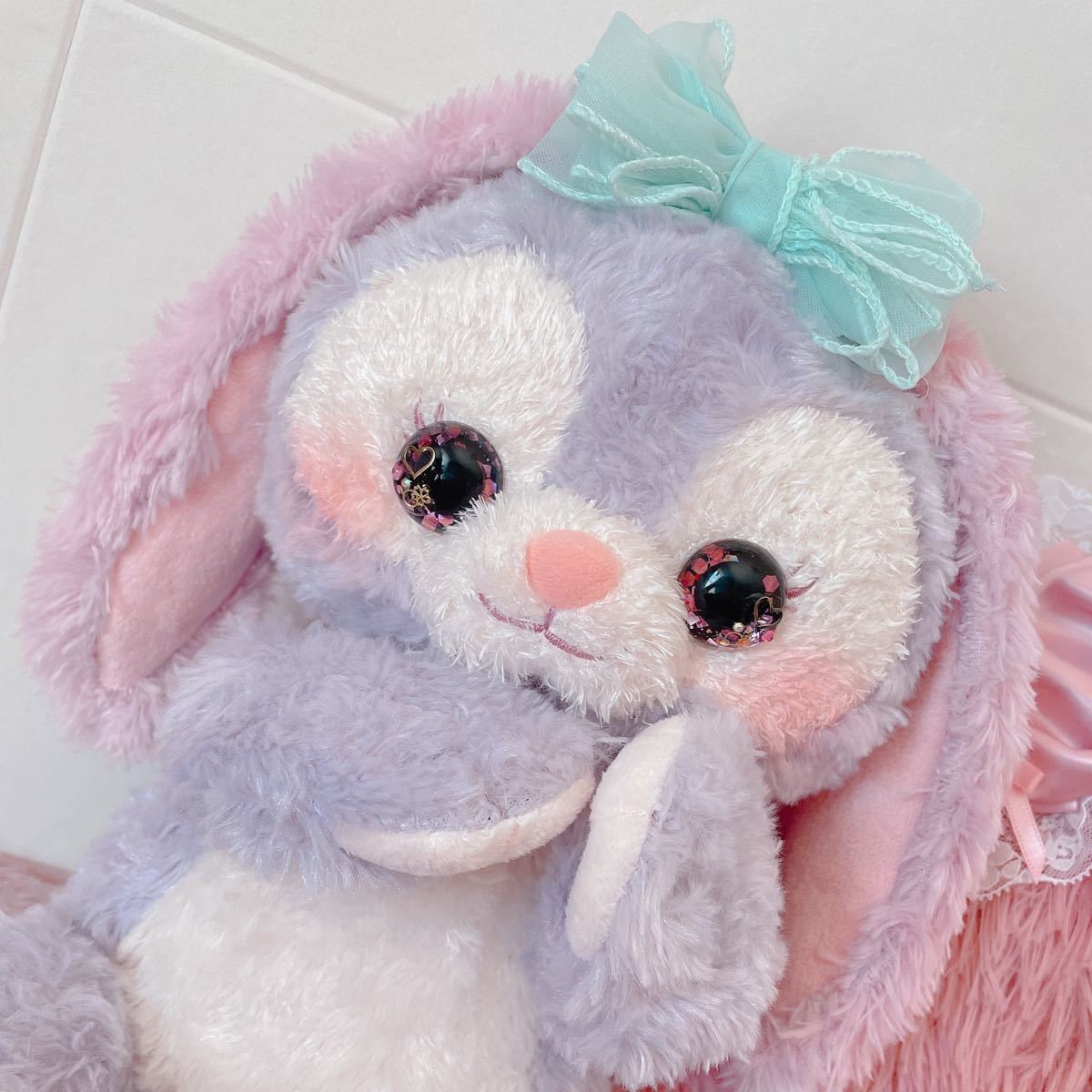 ステラルー お耳ピンク染色 lovelyルーちゃん リメイク ステラルー お耳ピンク染色 lovelyルーちゃん リメイク