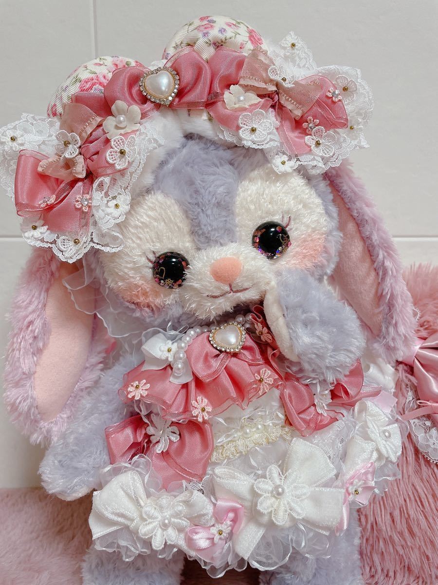 ステラルー お耳ピンク染色 lovelyルーちゃん リメイク ステラルー お耳ピンク染色 lovelyルーちゃん リメイク