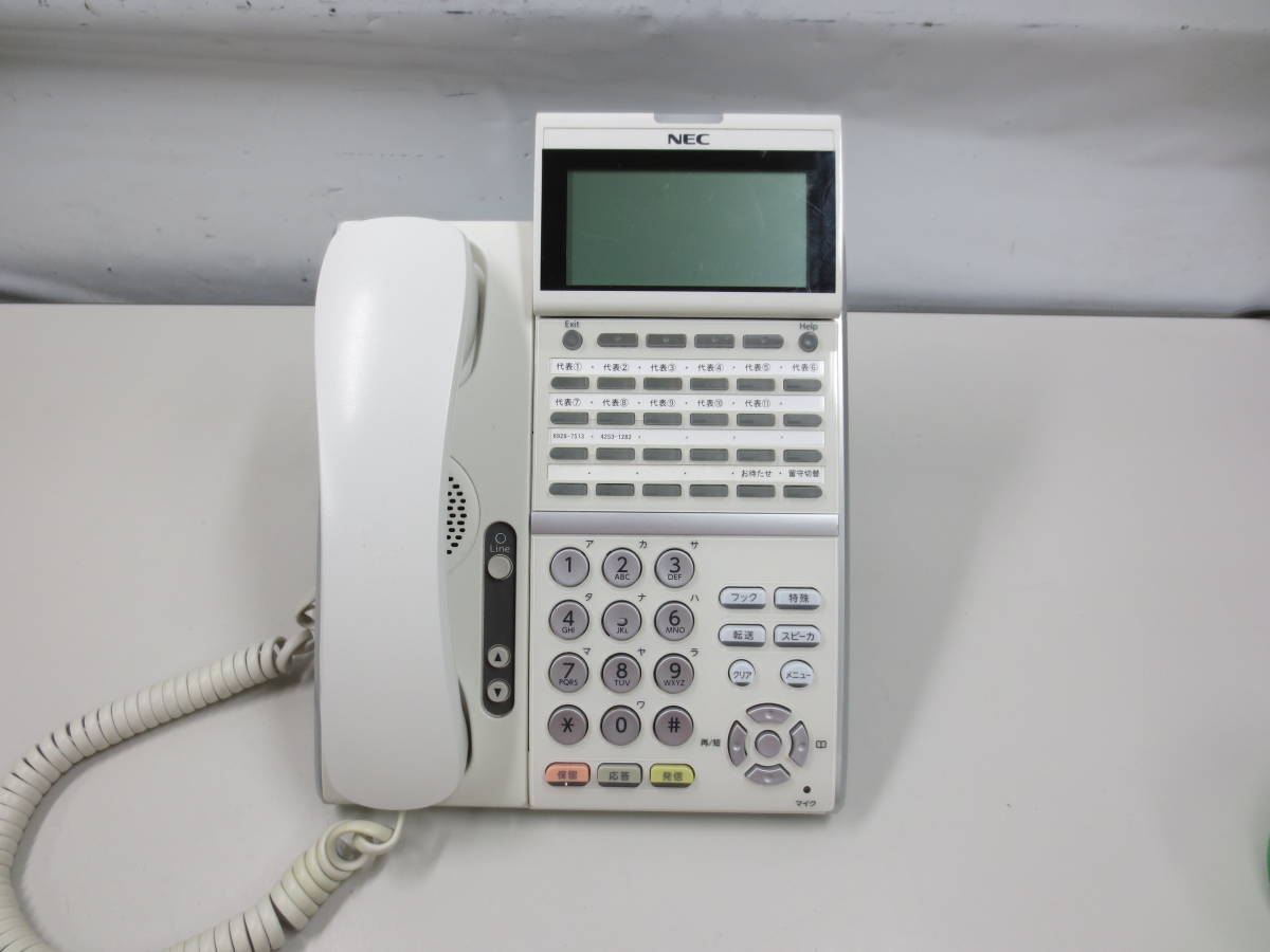 ^vNEC 24 кнопка аналог . электро- телефонный аппарат DTZ-24PA-2D(WH)TEL квитанция о получении возможно 2^V