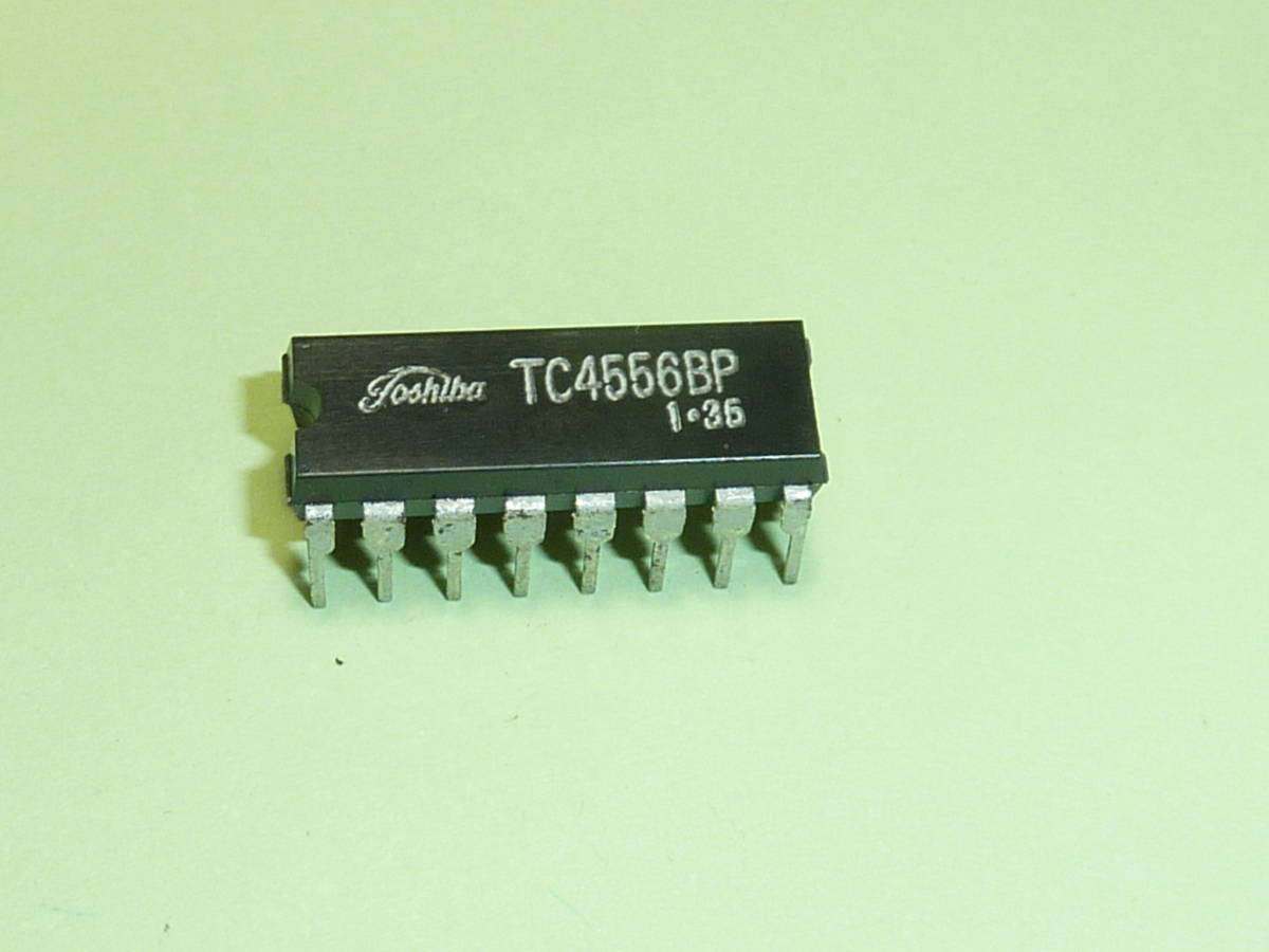 東芝 TC4556BP Dual BINARY 1-OF-4 Decoder/Multiplexer(Low) 未使用 1個 _画像1