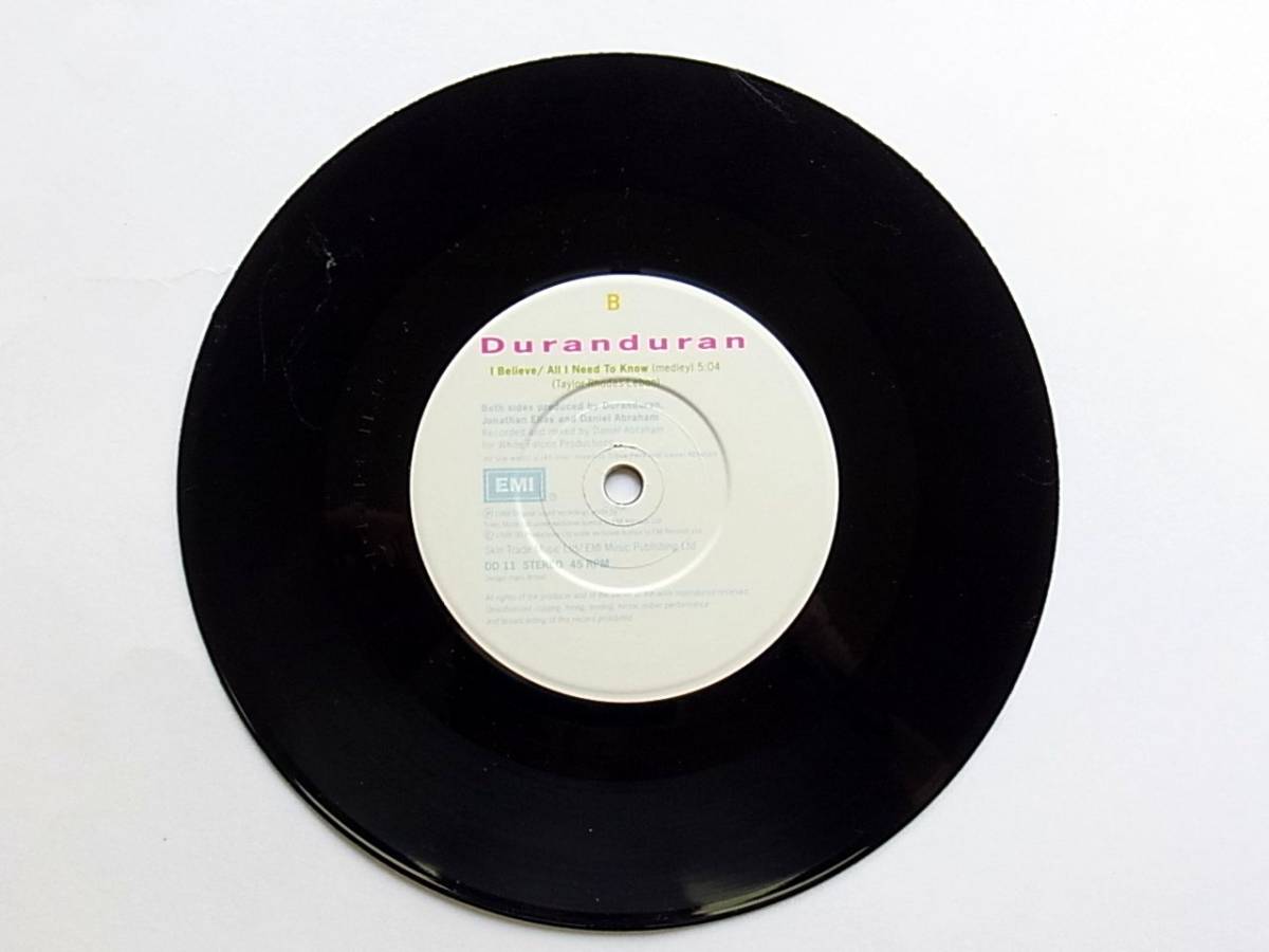 [d159]*UK запись EP*te. Ran *te. Ran *Duran Duran*All She Wants Is (45 MIX)*7inch*7 дюймовый * одиночный *UK запись *