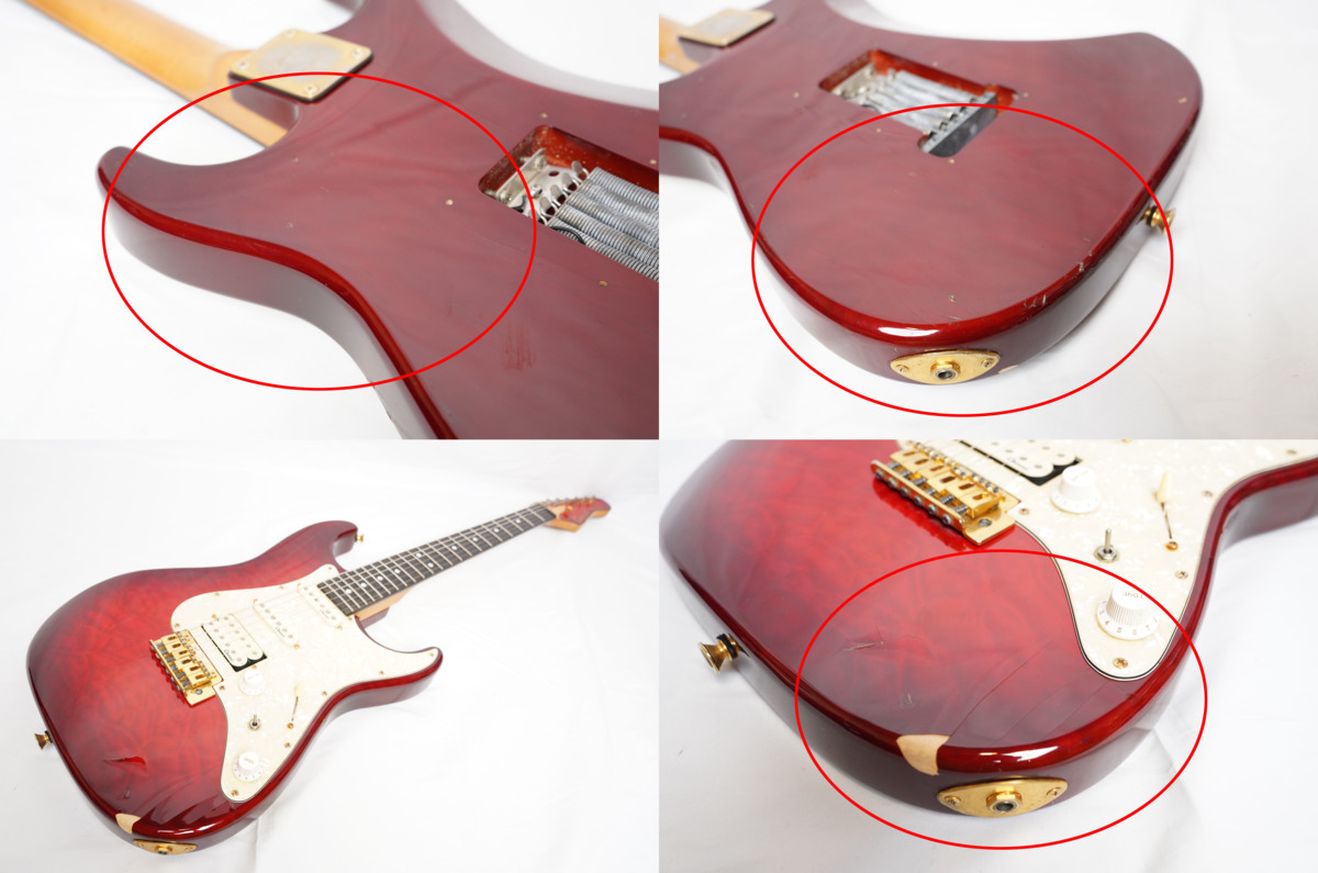 ☆Charvel☆Refinement R-U38 Trans Red ストラトタイプ 90年代 ☆Charvel☆Refinement R-U38 Trans Red ストラトタイプ 90年代