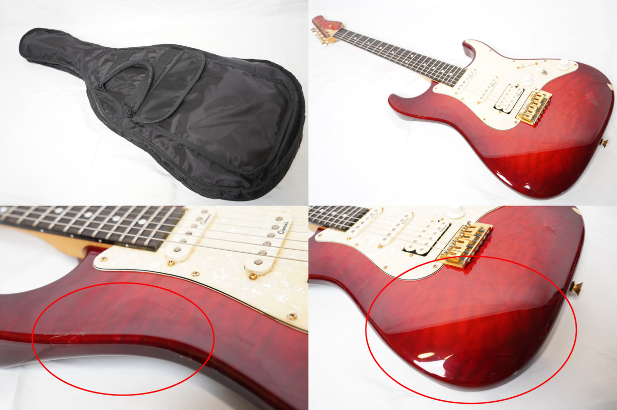 ☆Charvel☆Refinement R-U38 Trans Red ストラトタイプ 90年代 ☆Charvel☆Refinement R-U38 Trans Red ストラトタイプ 90年代
