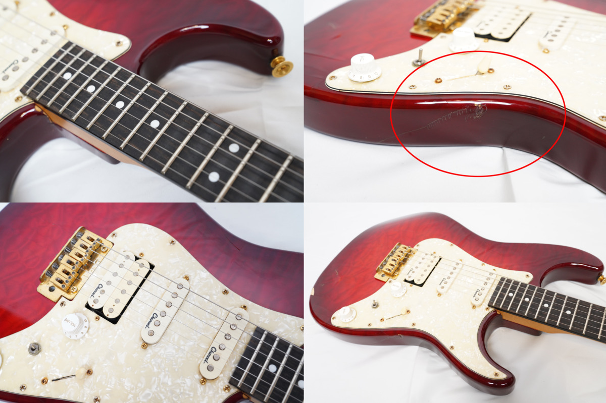 ☆Charvel☆Refinement R-U38 Trans Red ストラトタイプ 90年代 ☆Charvel☆Refinement R-U38 Trans Red ストラトタイプ 90年代