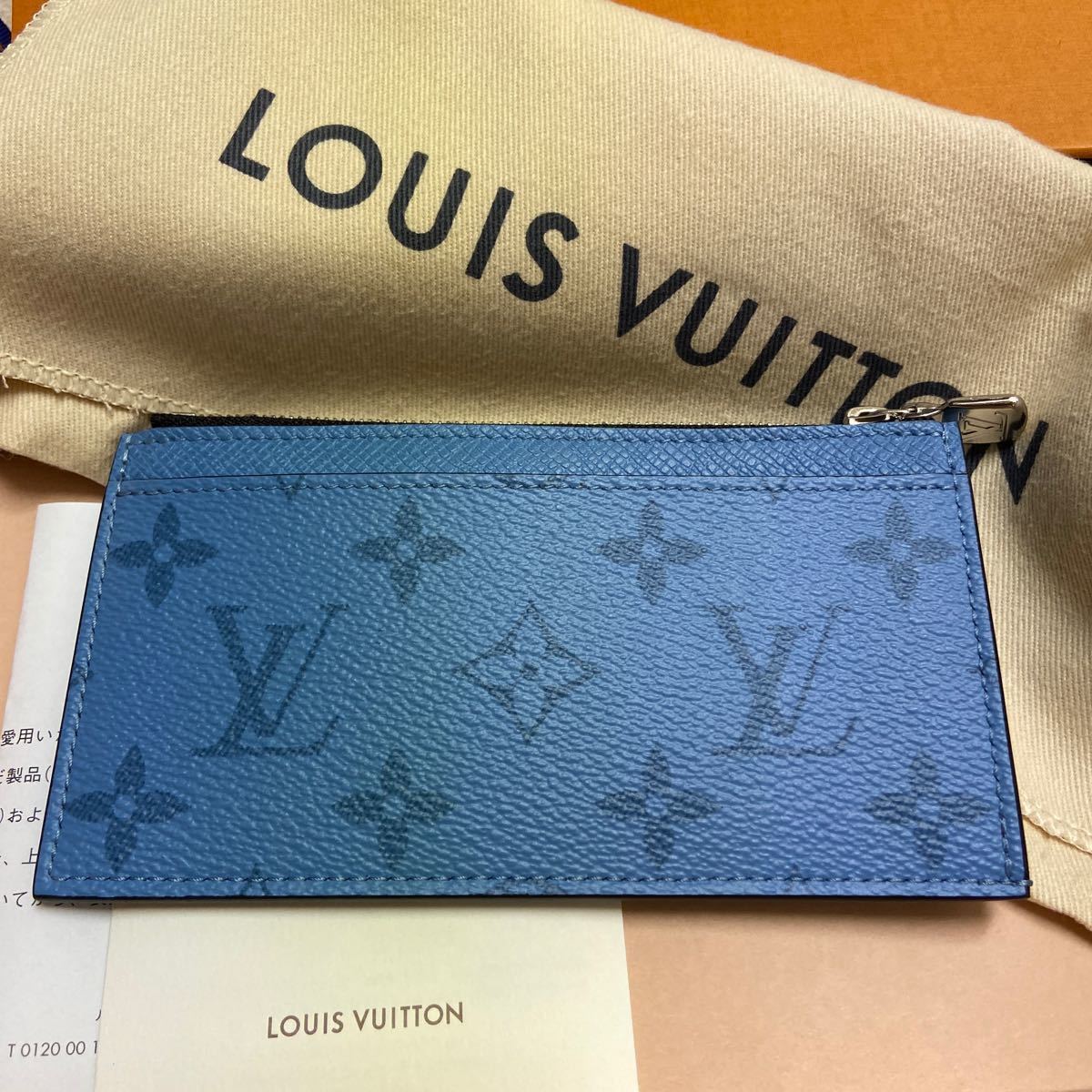 タイガラマ フラグメントケース Louis Vuitton ルイヴィトン カードケース コインカードホルダー　デニム